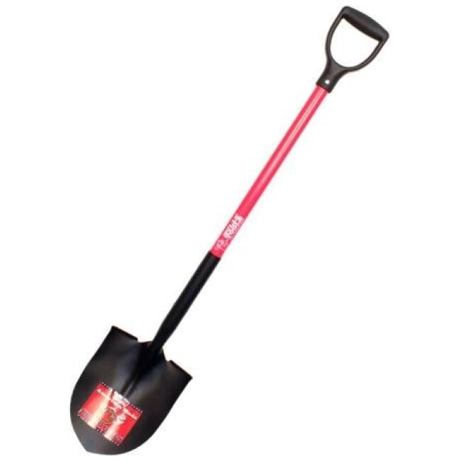 Round Shovel With D-grip Hardwood Handle Details about   Round Shovel 26.5 Inches In Length 
