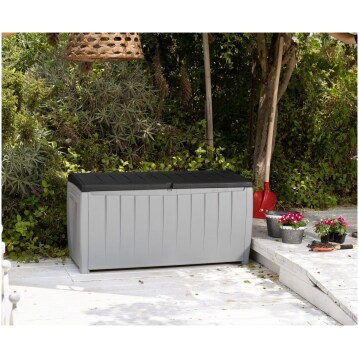 Giantex 44 Deck Storage 79 Gallon Box Outdoor for Patio Garage Shed Backyard Container Garden Tool Box 