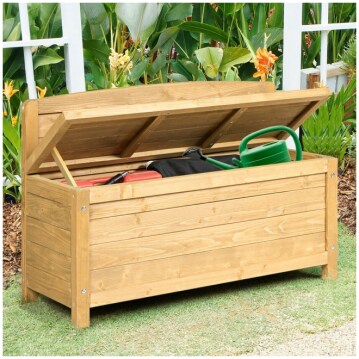 Garden Storage Box for cushions and garden tools anthracite 350L 48x21x20 garden furniture accessory
